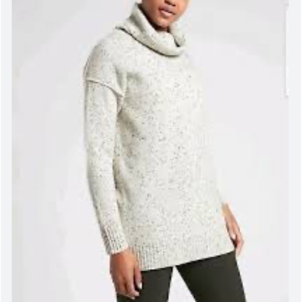 Athleta Bayshore cashmere blend turtleneck tunic, size XS